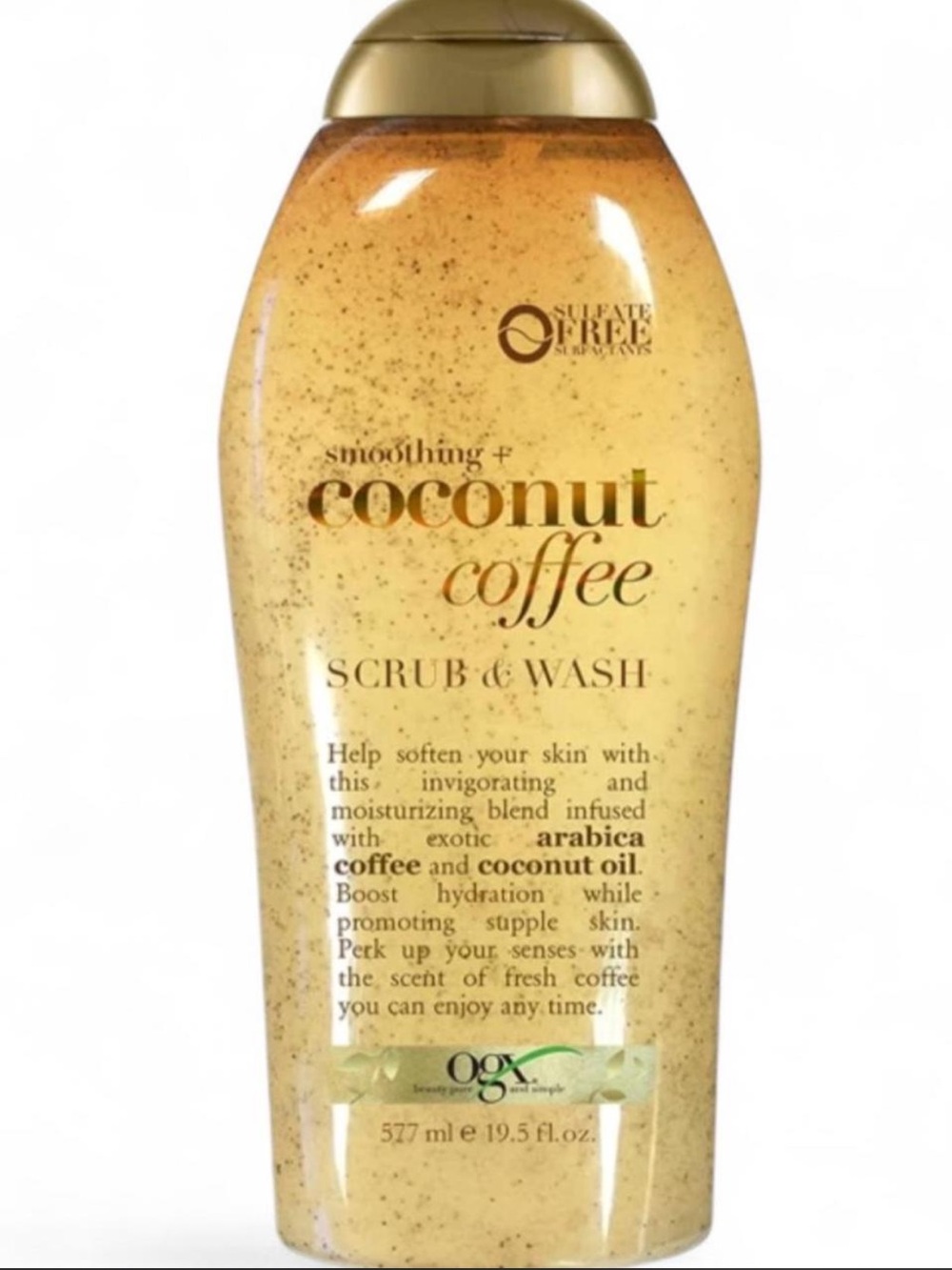 Coconut Coffee Scrub & Wash - Gold Amber